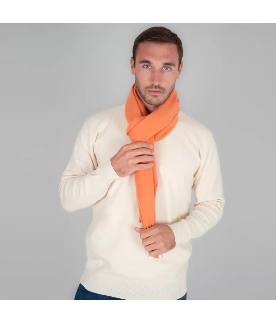 Echarpe homme orange | Kiwi Saint Tropez