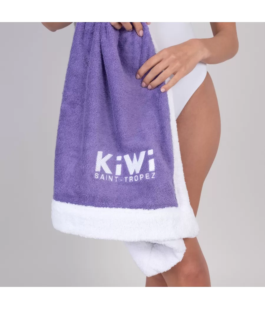 Serviette de plage rose | Kiwi Saint Tropez