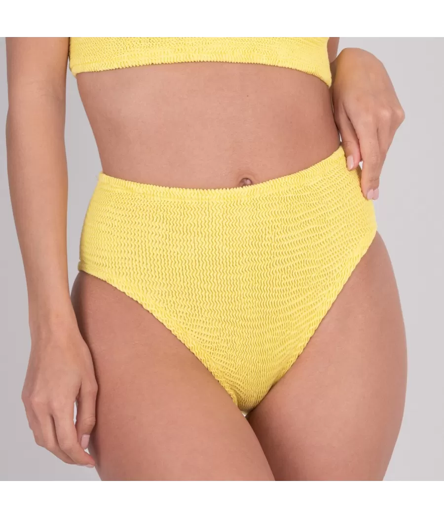 Culotte de maillot femme haute one size paille - Maillots séparables unis | Kiwi Saint Tropez