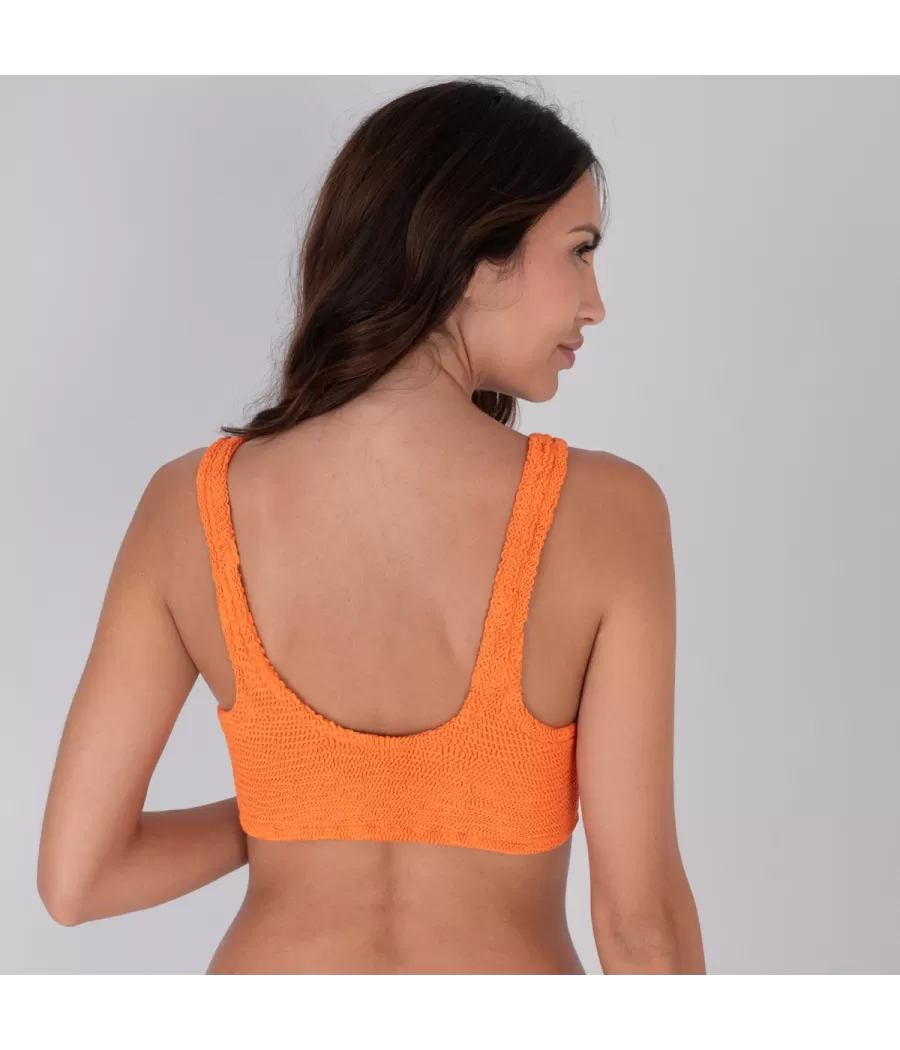 Haut de maillot brassière one size orange | Kiwi Saint Tropez