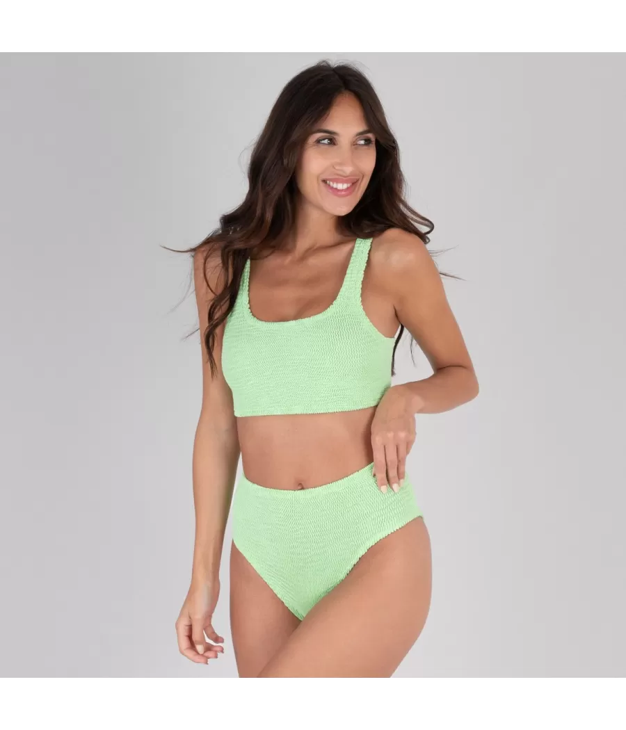 Haut de maillot femme brassière one size amande | Kiwi Saint Tropez