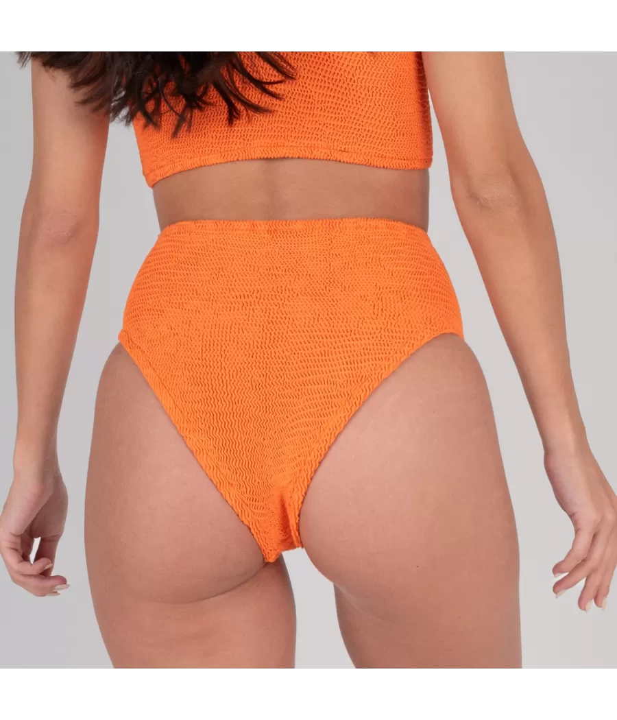 Culotte de maillot femme haute one size orange | Kiwi Saint Tropez