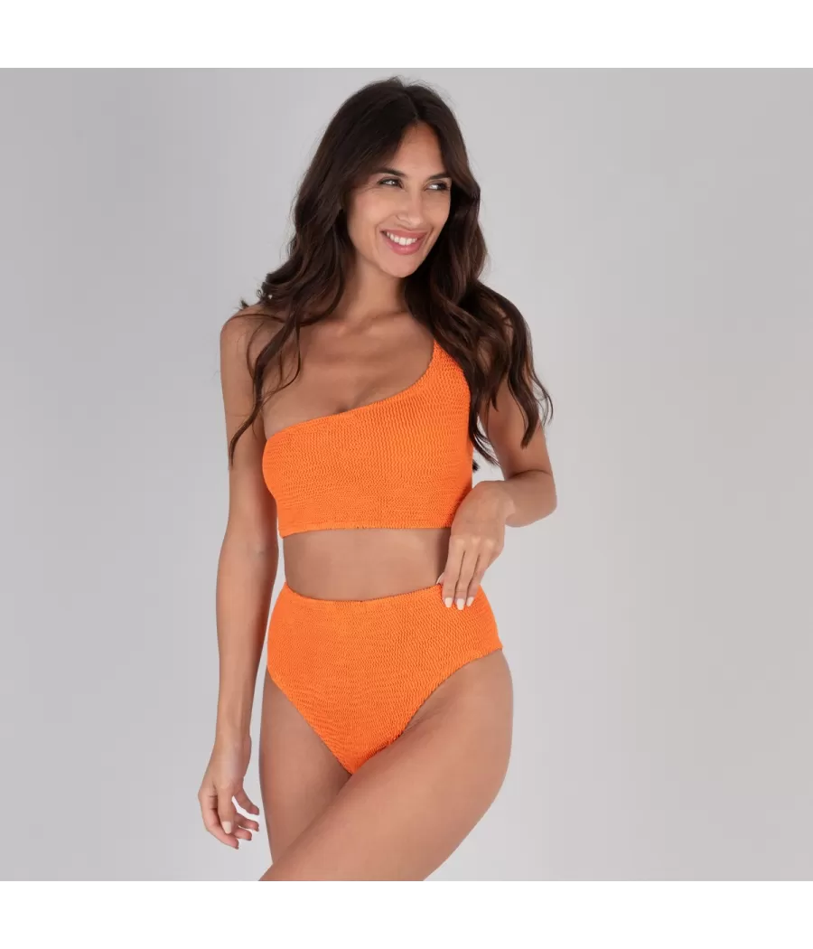 Culotte de maillot femme haute one size orange | Kiwi Saint Tropez