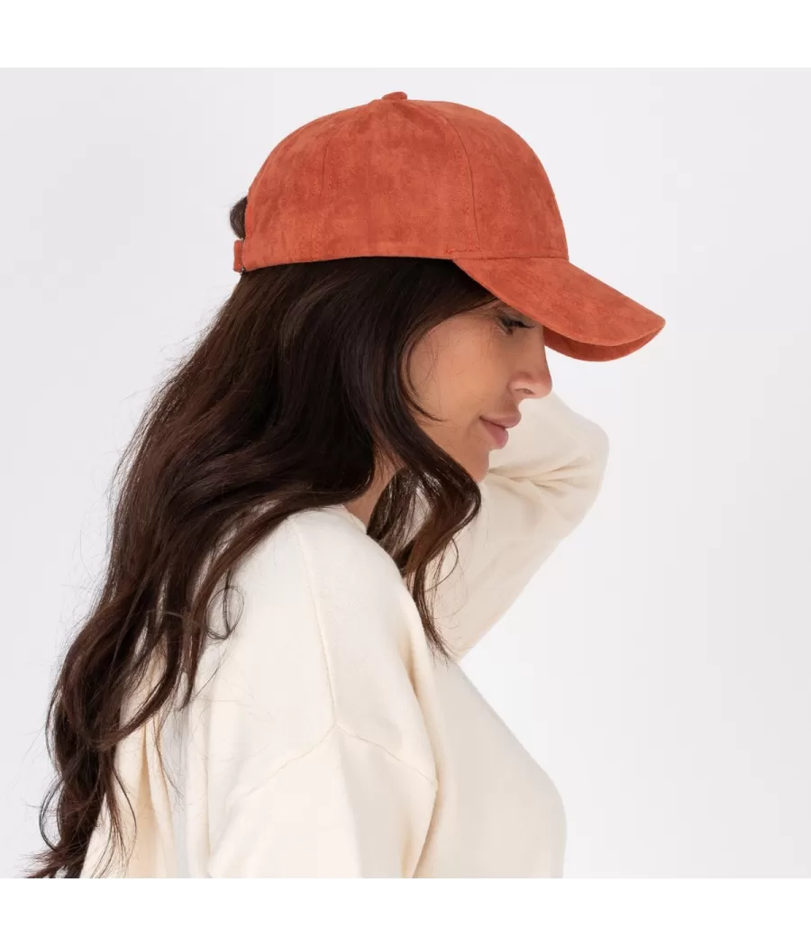 Casquette mixte nubuck tomette | Kiwi Saint-Tropez