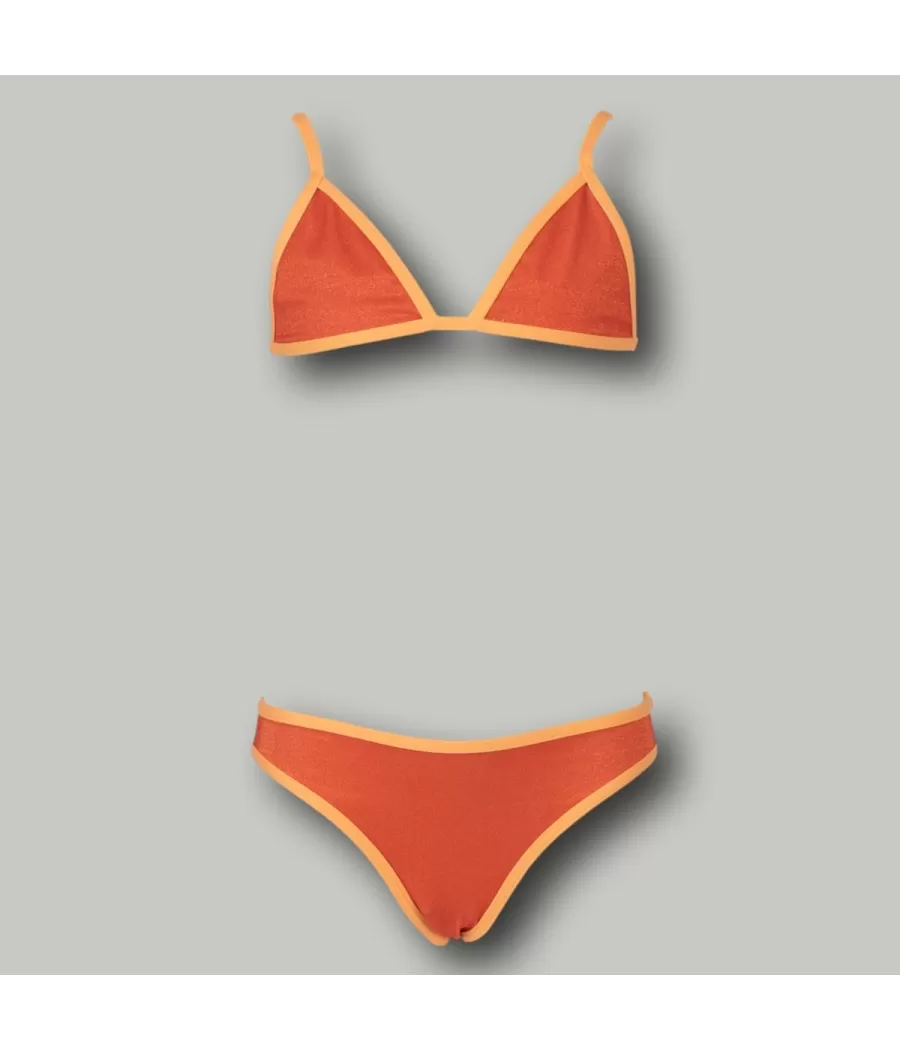 2 delige meisjestrui luminoso oranje (Exclusief web 2024) - Maillots 2 pièces fille | Kiwi Saint Tropez