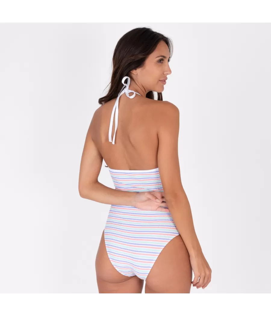 1 pièce décolleté rayon violet (Exclu web 2024) | Kiwi Saint Tropez