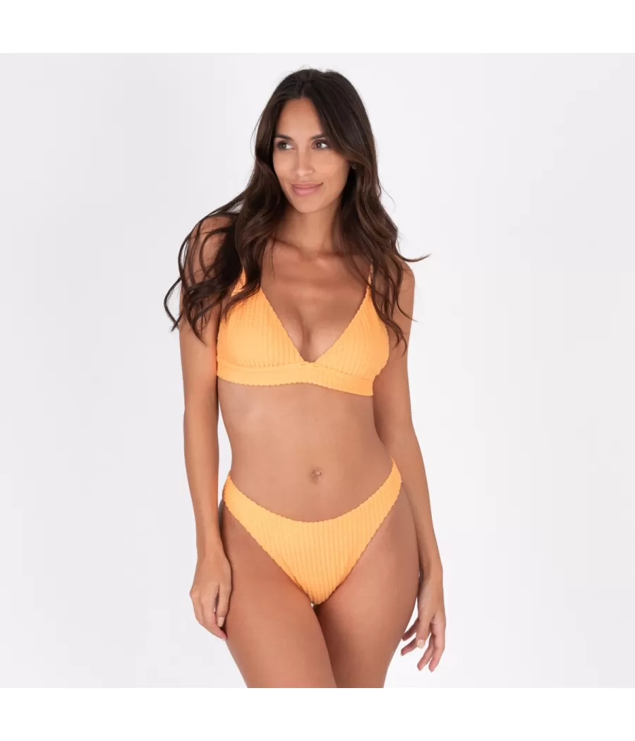 Basic damesbadmode bee apricot (Exclusief web 2024) - Maillots séparables unis | Kiwi Saint Tropez