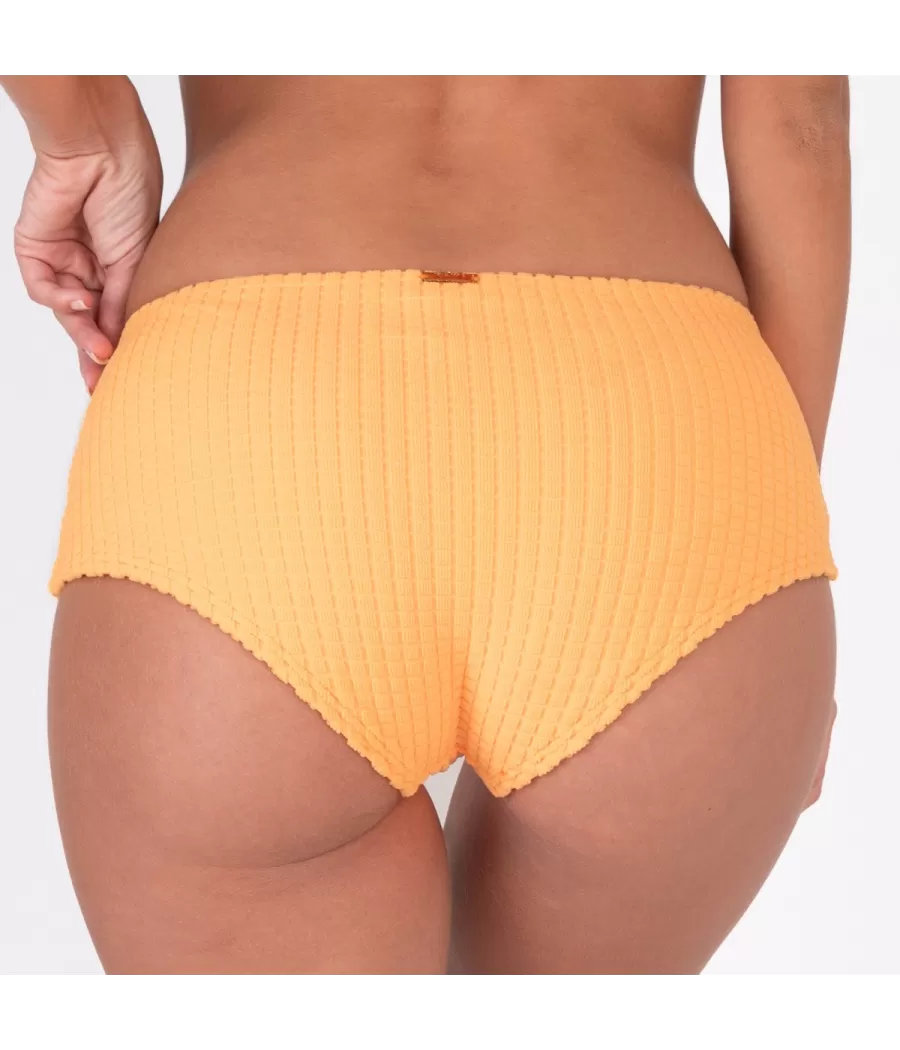 Culotte de maillot femme shorty selma bee abricot (Exclu web 2024) - Maillots séparables unis | Kiwi Saint Tropez