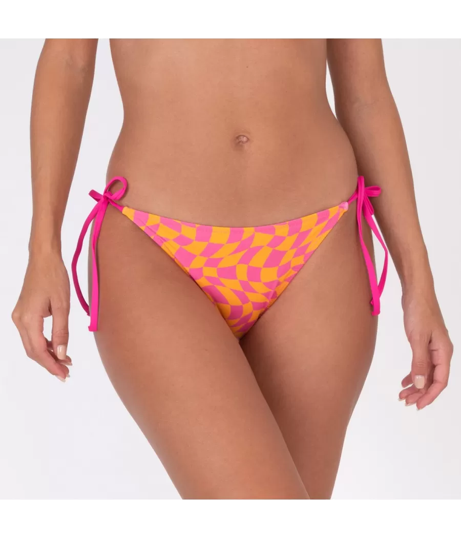 Culotte de maillot femme nouée psycho rose (Exclu web 2024)