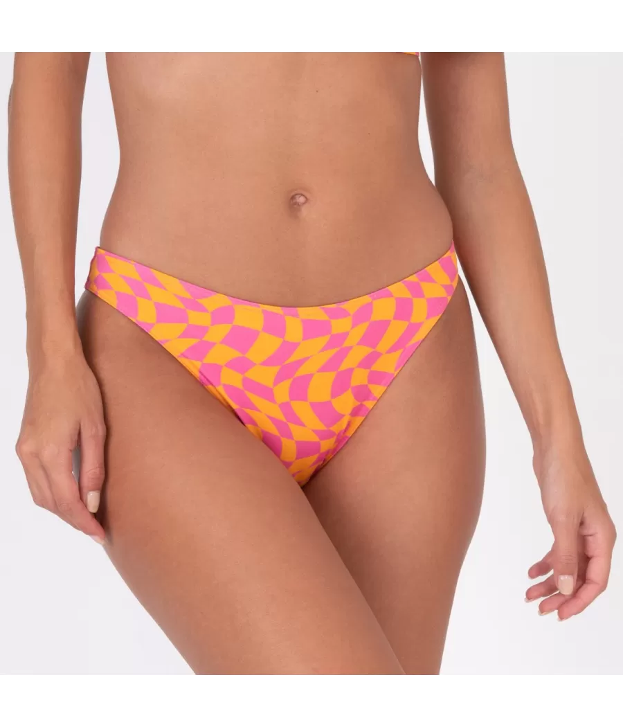 Culotte de maillot femme psycho rose (Exclu web 2024) | Kiwi Saint Tropez