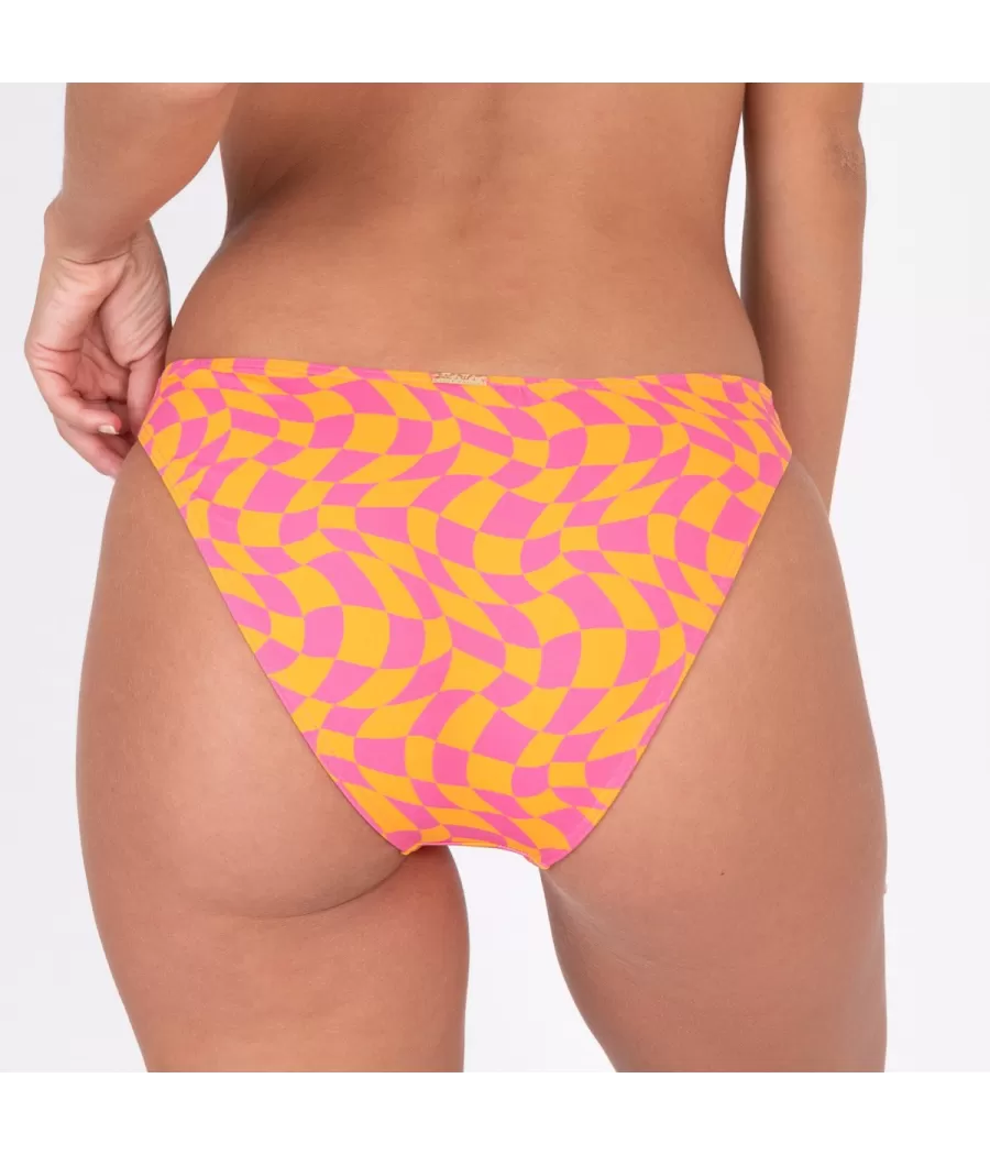 Culotte de maillot femme psycho rose (Exclu web 2024) | Kiwi Saint Tropez