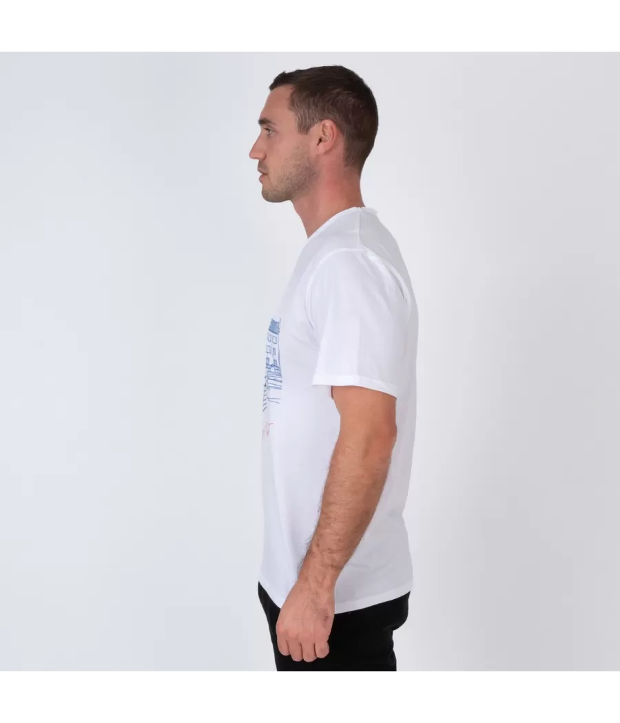 T-shirt homme mehari blanc | Kiwi Saint Tropez