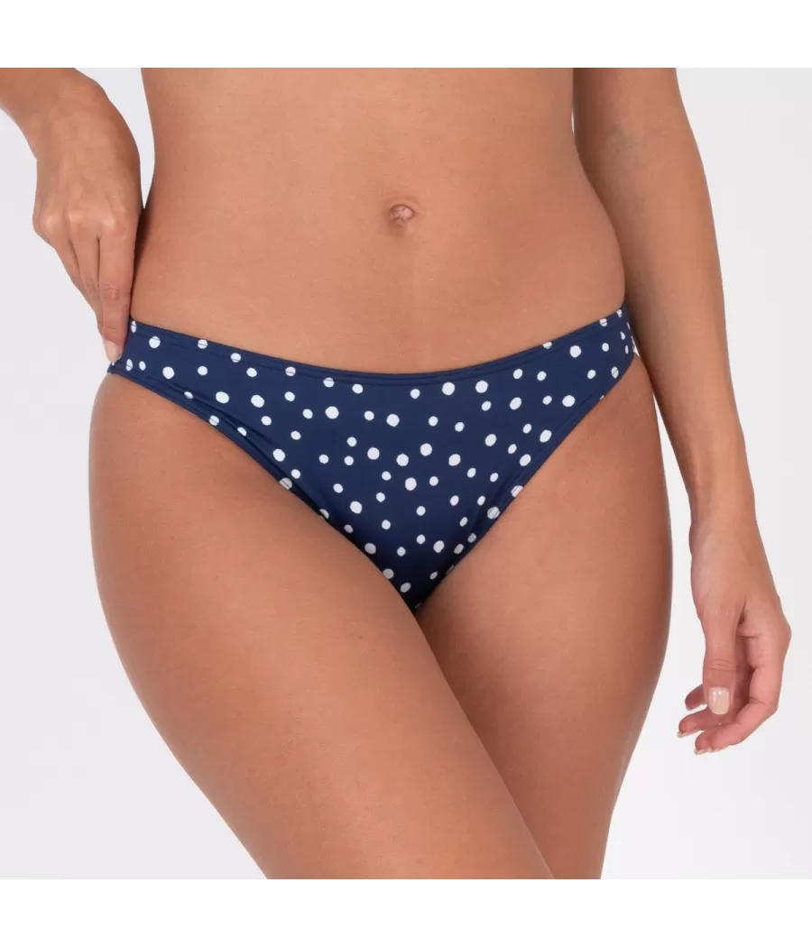 Culotte de maillot femme normale peas navy (Exclu web 2024) | Kiwi Saint Tropez