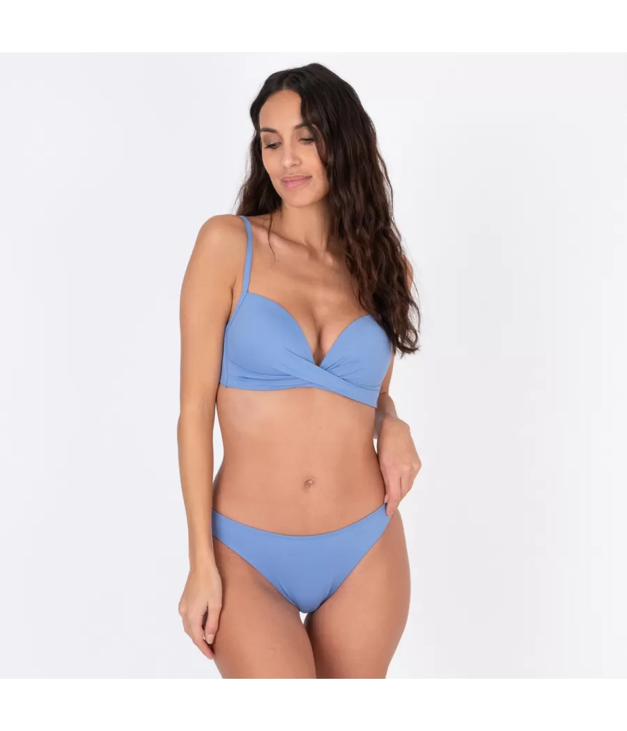 Haut de maillot femme coques savane lavande (Exclu web 2024) - Maillots séparables unis | Kiwi Saint Tropez