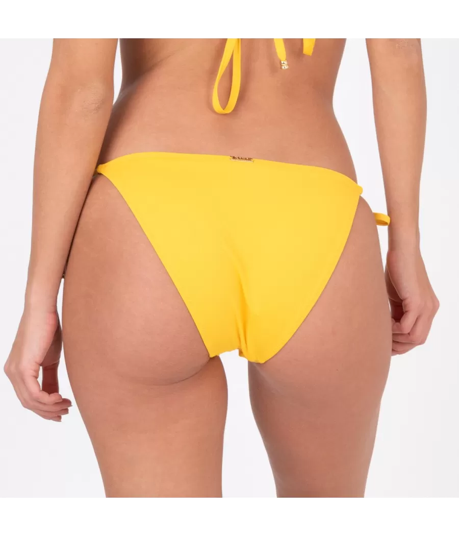 Culotte de maillot femme nouée savane maïs (Exclu web 2024) | Kiwi Saint Tropez