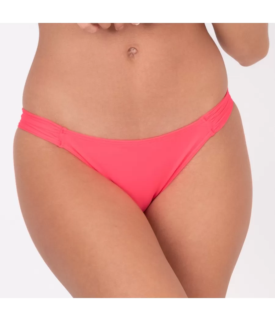 Culotte de maillot femme echancrée vitane pastèque (Exclu web 2024) | Kiwi Saint Tropez