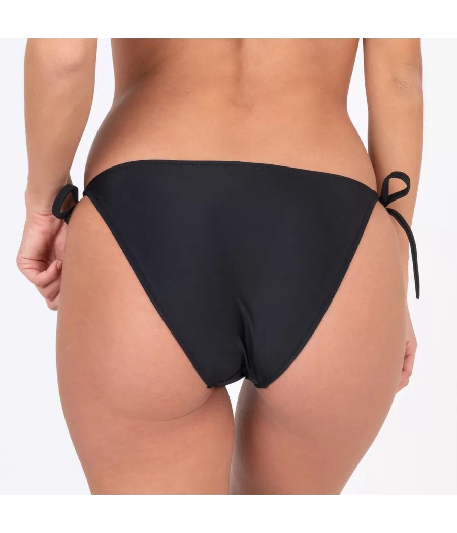 Culotte de maillot femme nouée mixane noir (Exclu web 2024) | Kiwi Saint Tropez