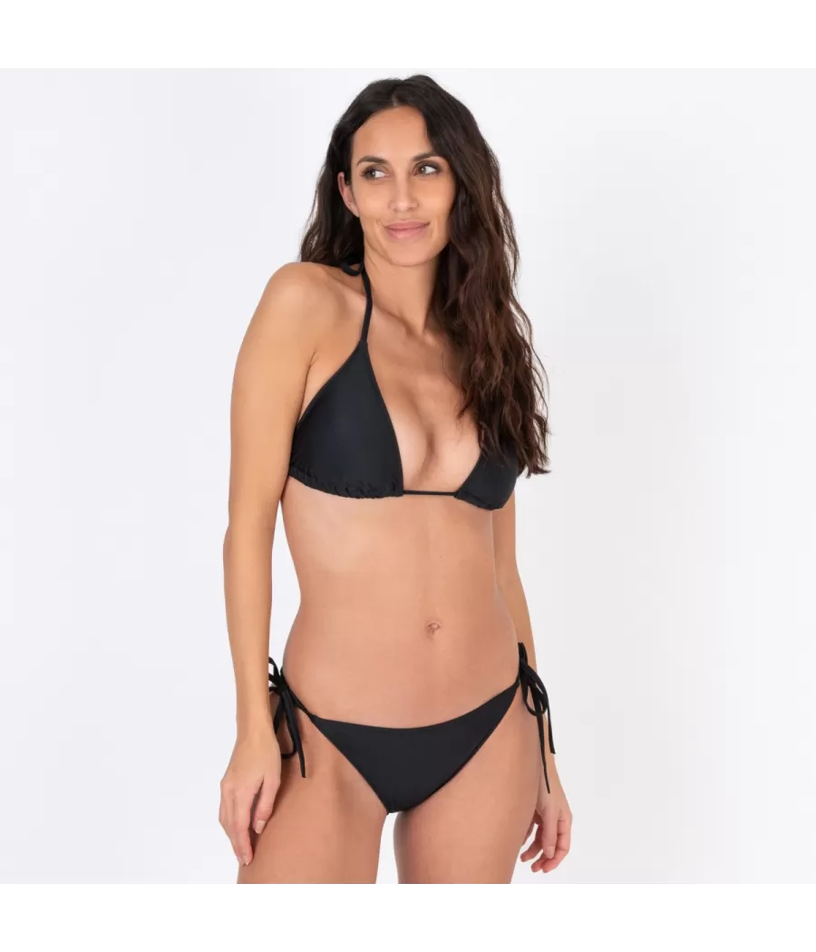 Haut de maillot femme triangle mixane noir (Exclu web 2024) | Kiwi Saint Tropez