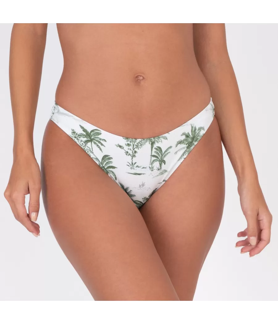 Culotte de maillot femme jungle vert (Exclu web 2024) - Printed mix and match | Kiwi Saint Tropez