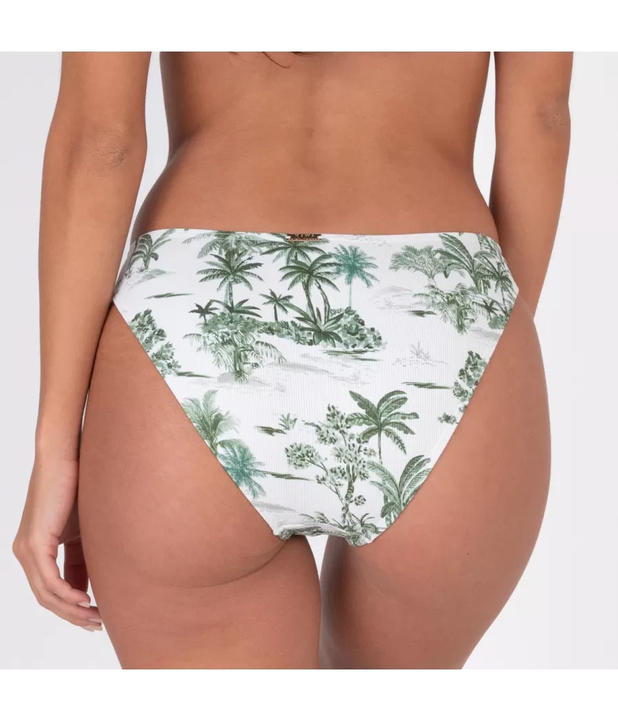 Culotte de maillot femme jungle vert (Exclu web 2024) | Kiwi Saint Tropez