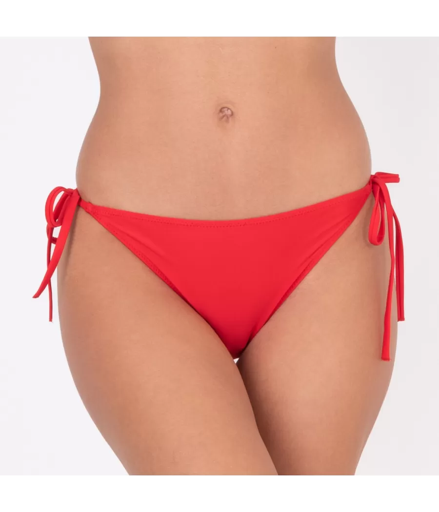 Culotte de maillot femme nouée mixane rouge (Exclu web 2024)