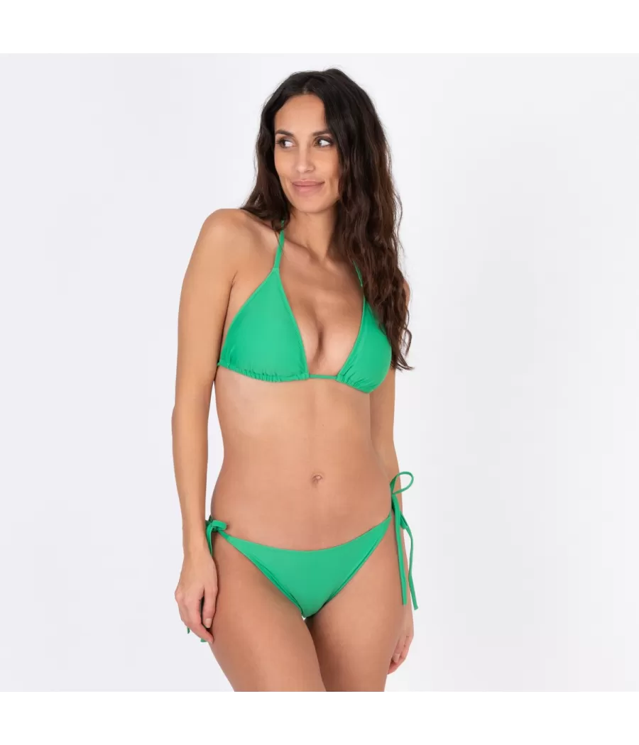 Haut de maillot femme triangle mixane vert (Exclu web 2024) | Kiwi Saint Tropez