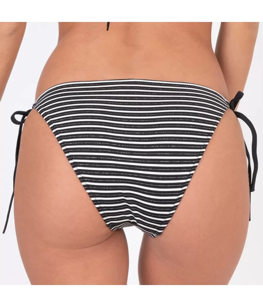 Culotte de maillot femme nouée boat noir (Exclu web 2024) | Kiwi Saint Tropez