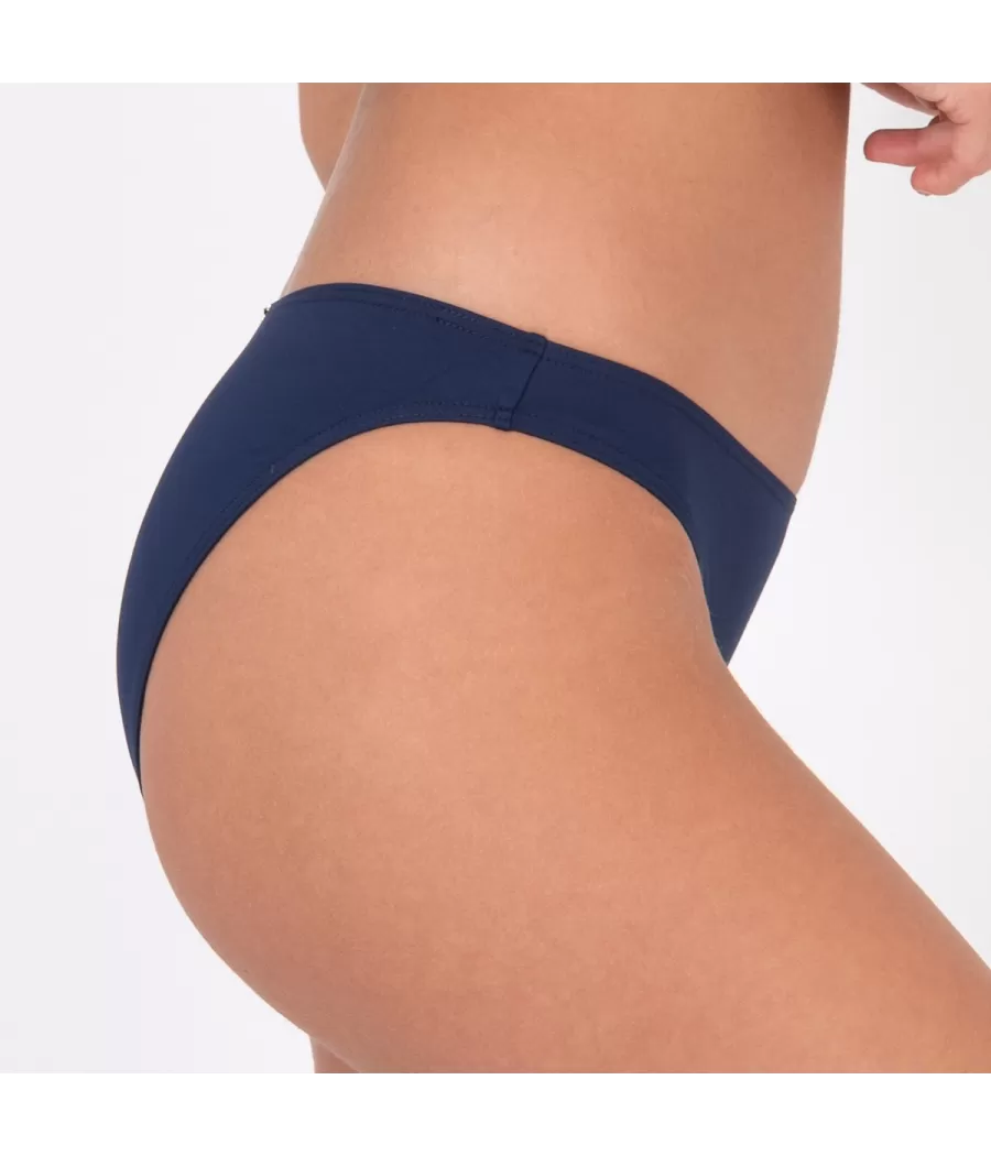 Culotte de maillot femme basique savane navy | Kiwi Saint Tropez