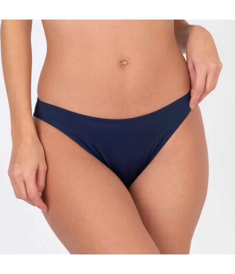 Culotte de maillot femme basique savane navy