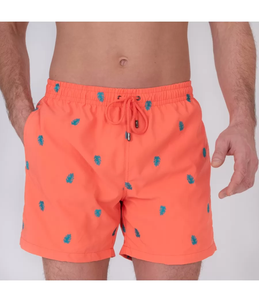 Maillot de bain homme palma corail - Swimwear printed | Kiwi Saint Tropez