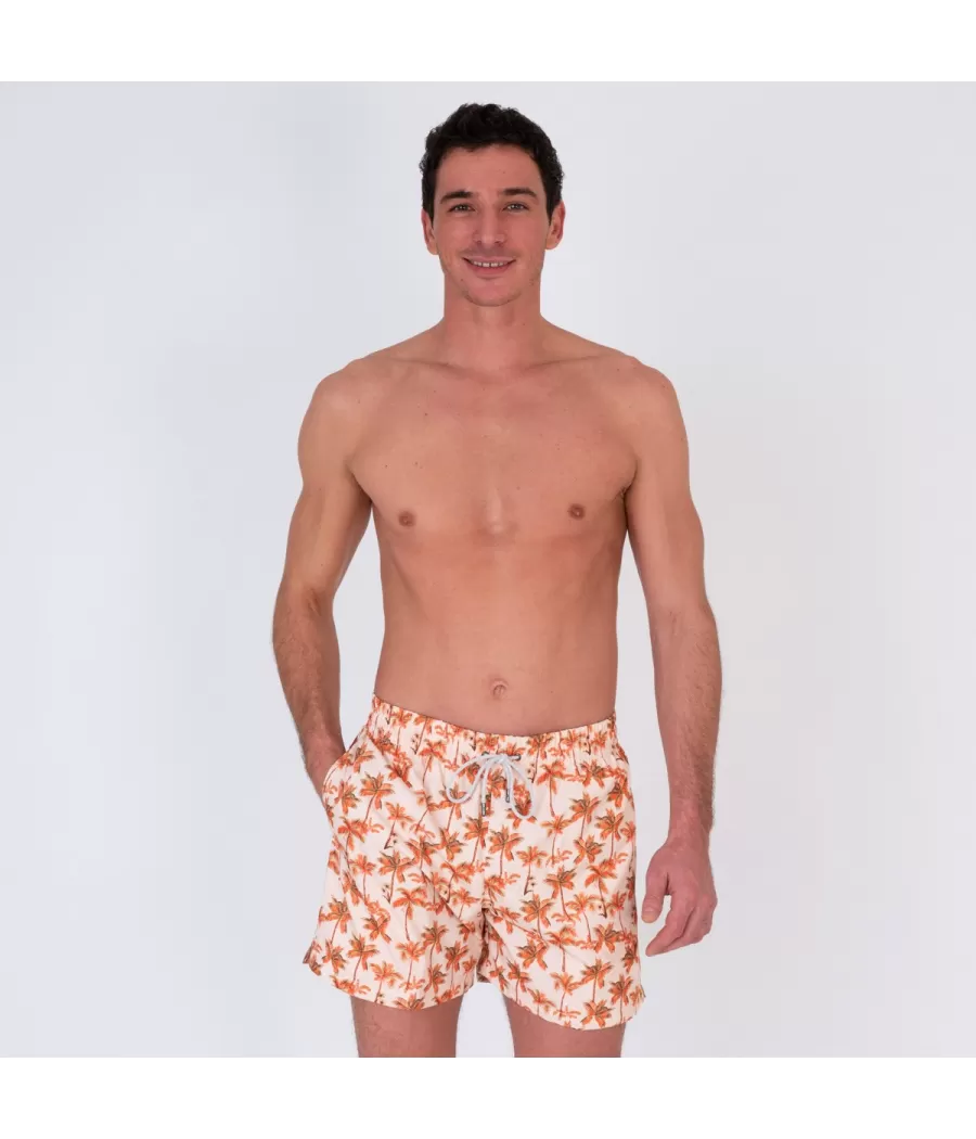 Herenzwempak rik meknes ecru - Maillots de bain imprimés | Kiwi Saint Tropez