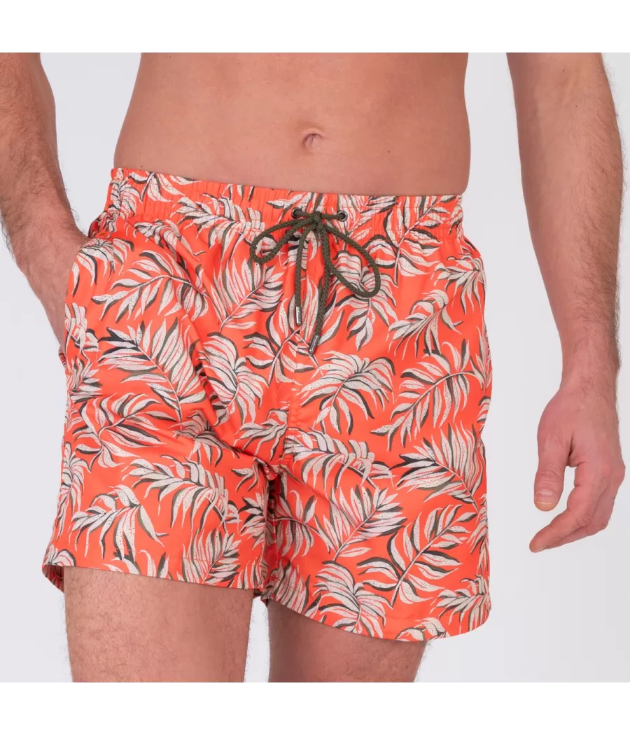 Maillot de bain homme Fidji corail | Kiwi Saint Tropez