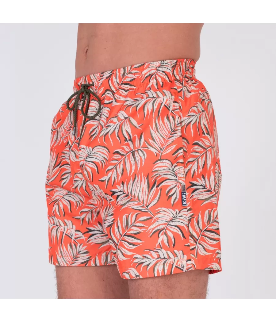 Maillot de bain homme Fidji corail | Kiwi Saint Tropez