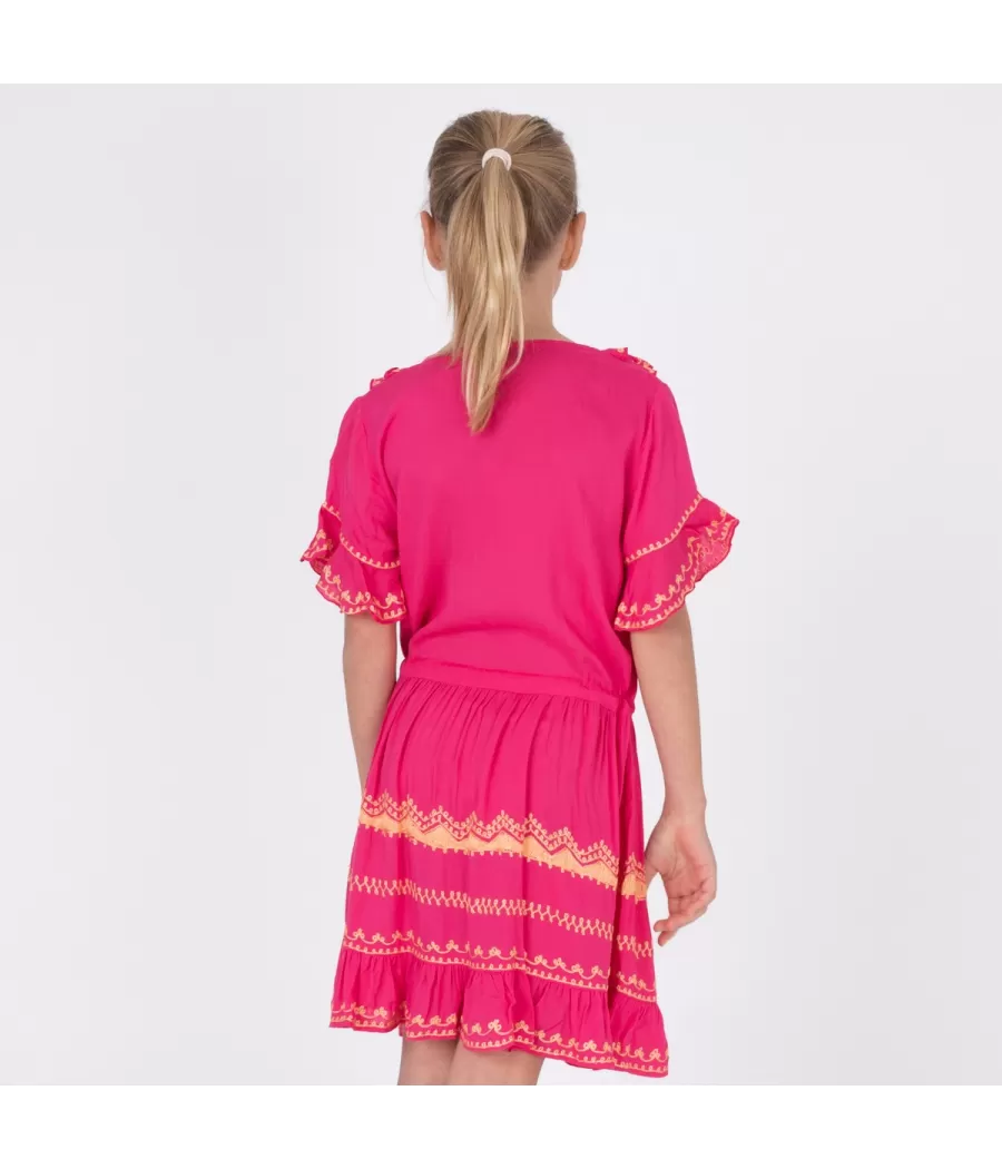 Tunique fille joy fushia | Kiwi Saint Tropez