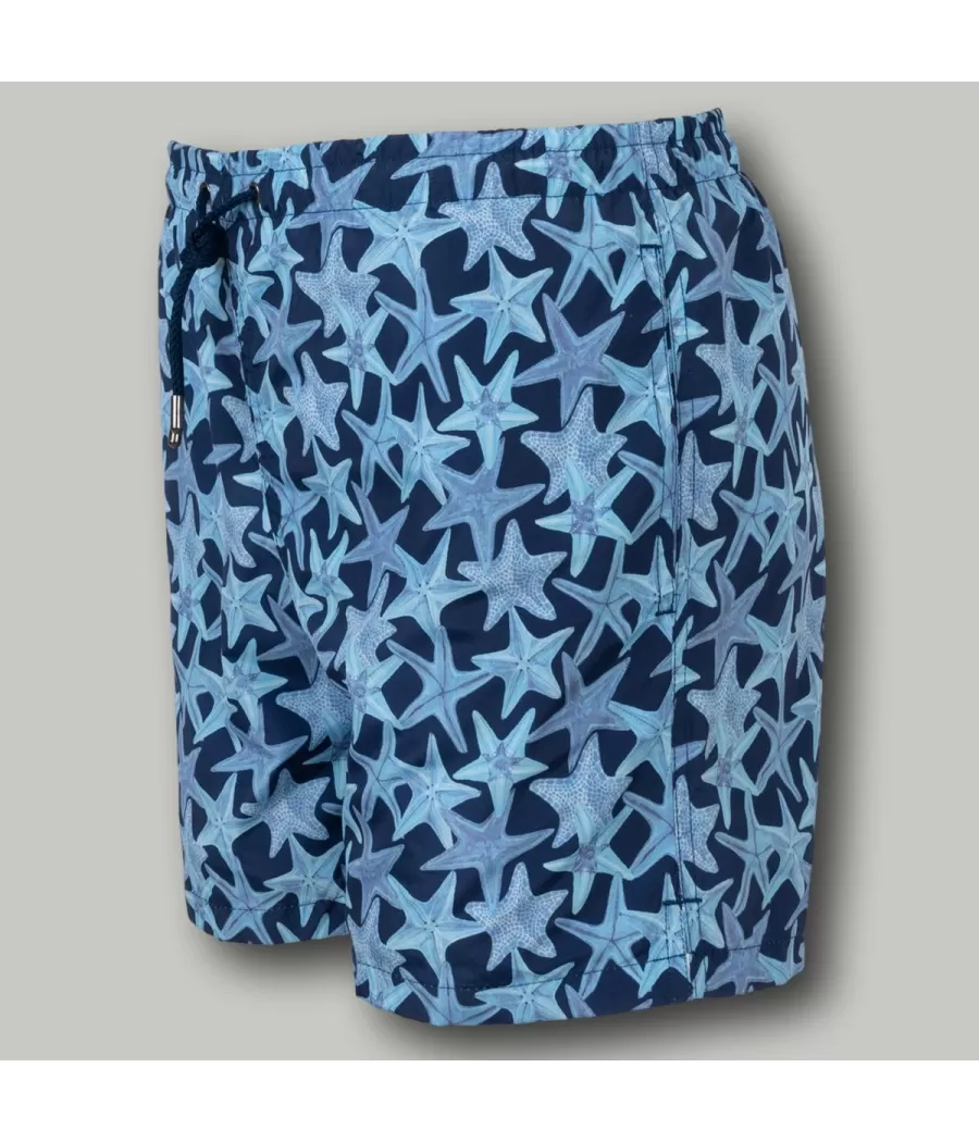 Maillot de bain garçon starfish marine - Boxers imprimés garçon | Kiwi Saint Tropez