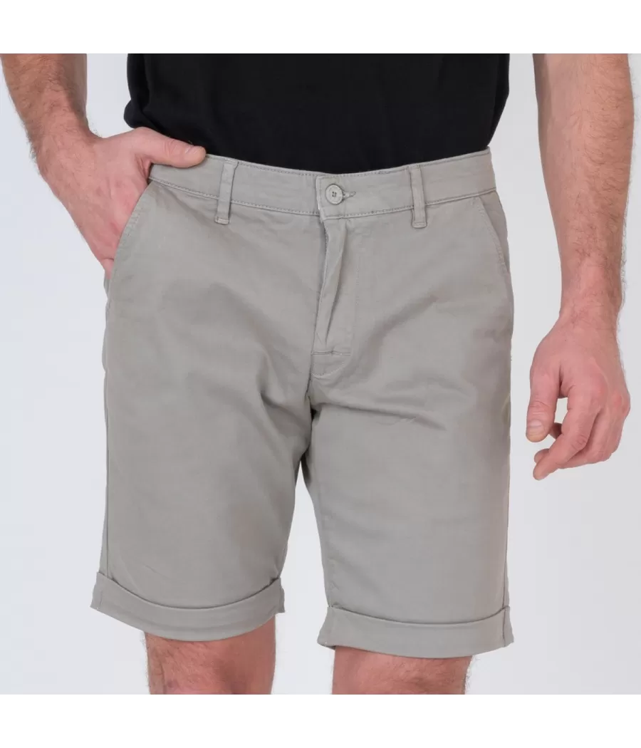 Bermuda heren rugzak grijs - Bermudas homme | Kiwi Saint Tropez