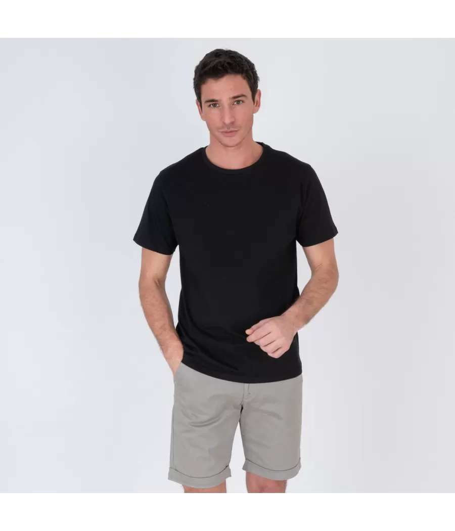 Bermuda homme revers collector gris - Shorts men  | Kiwi Saint Tropez