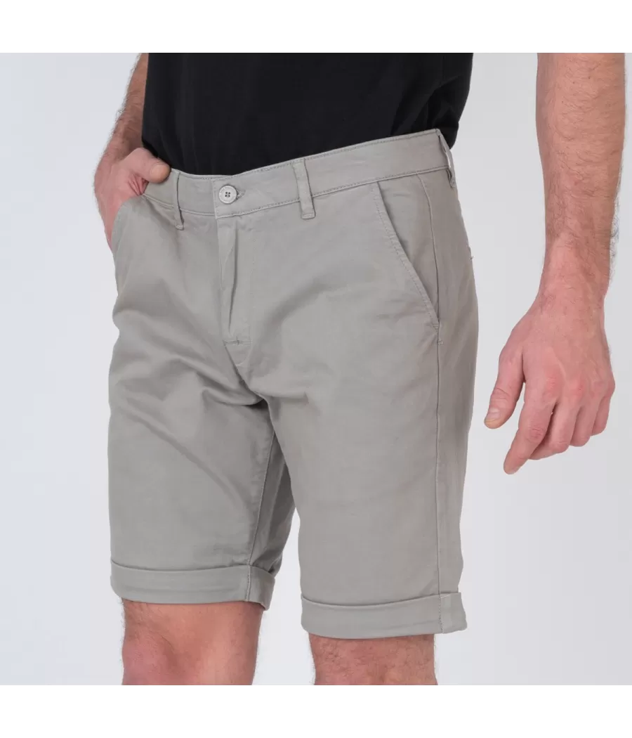 Bermuda heren rugzak grijs - Bermudas homme | Kiwi Saint Tropez