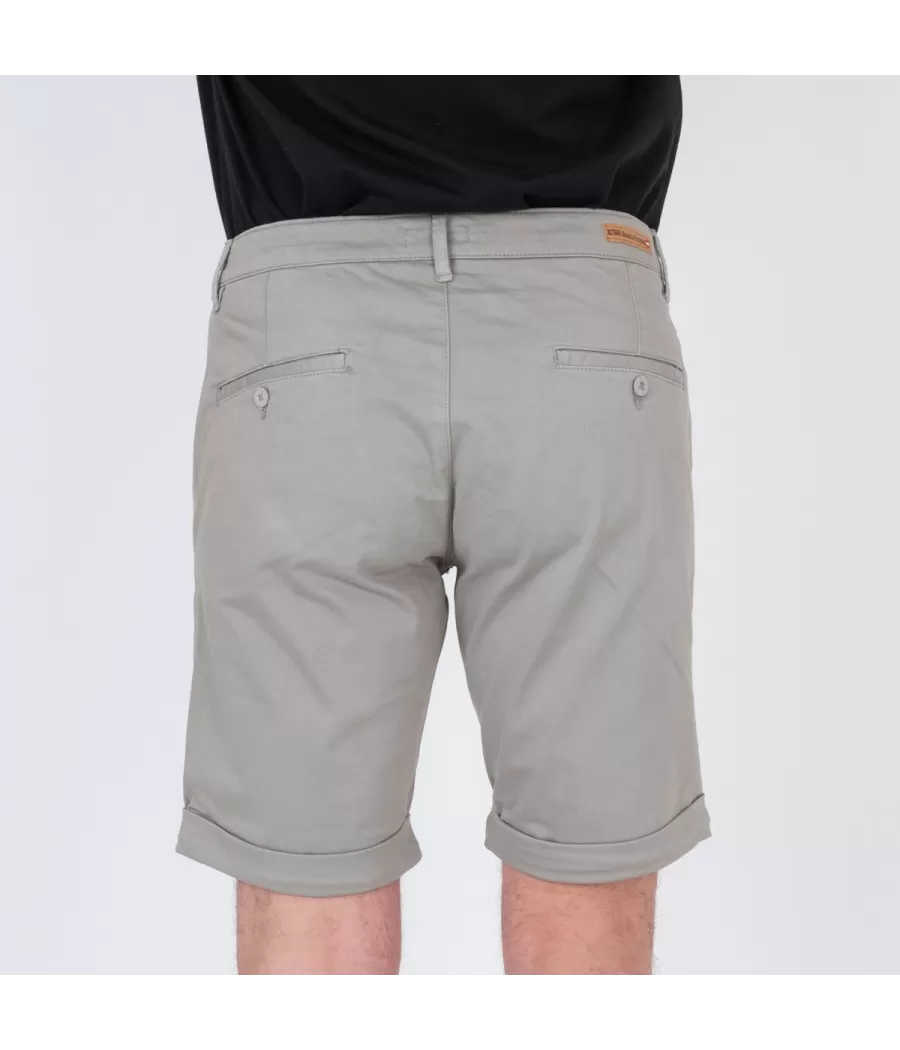 Bermuda heren rugzak grijs - Bermudas homme | Kiwi Saint Tropez