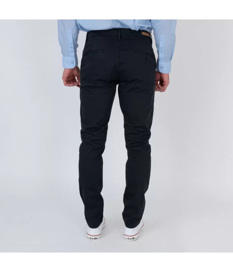 Pantalon homme revers zephir marine | Kiwi Saint Tropez