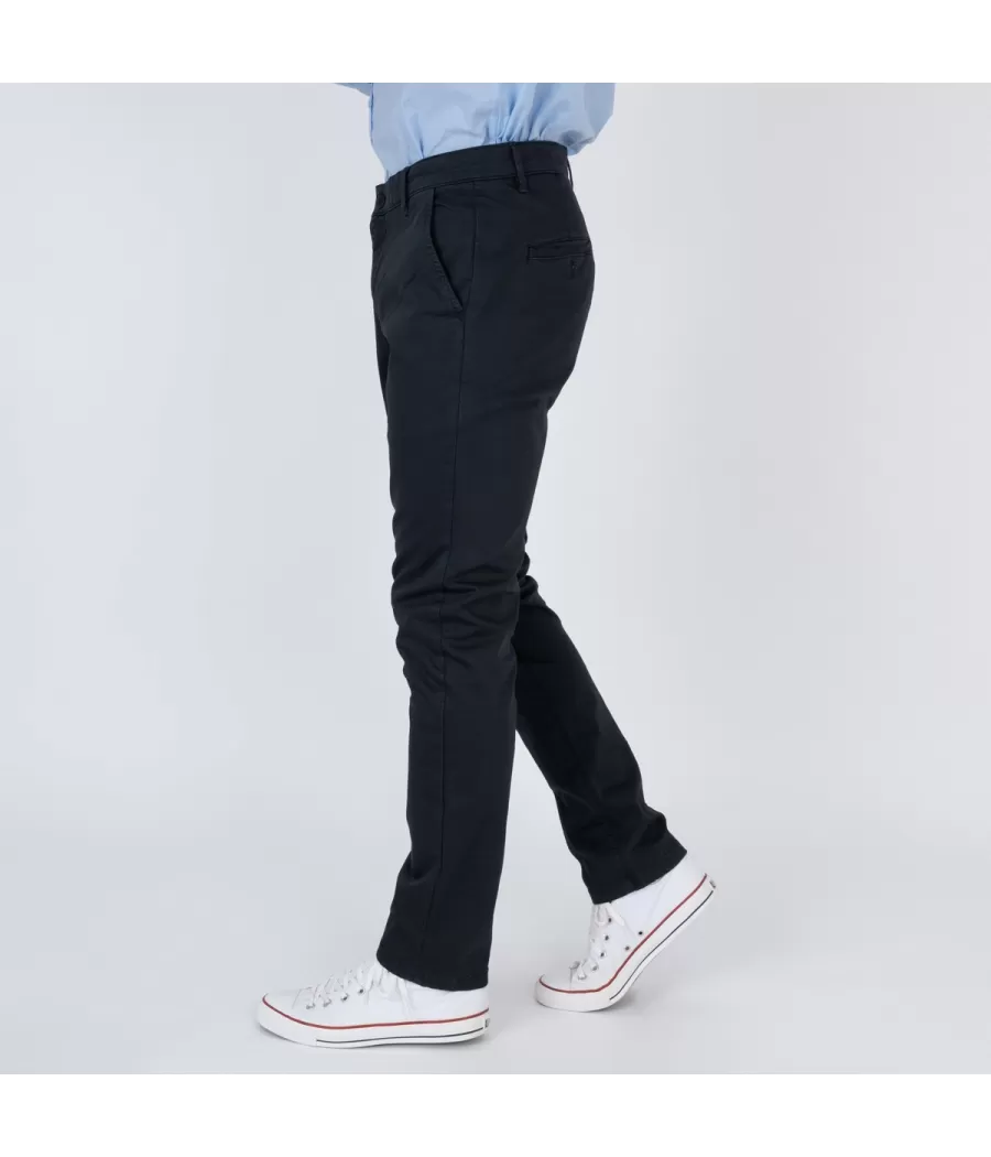 Pantalon homme revers zephir marine | Kiwi Saint Tropez