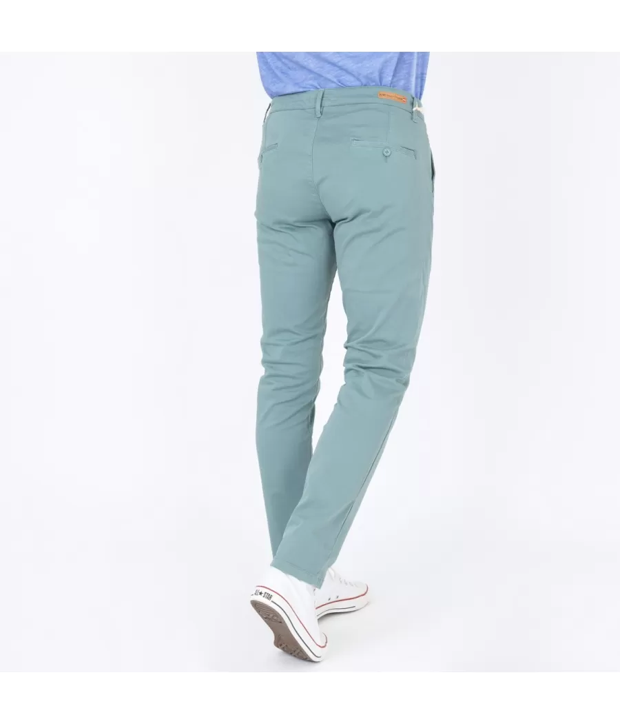 Pantalon homme revers zephir army | Kiwi Saint Tropez