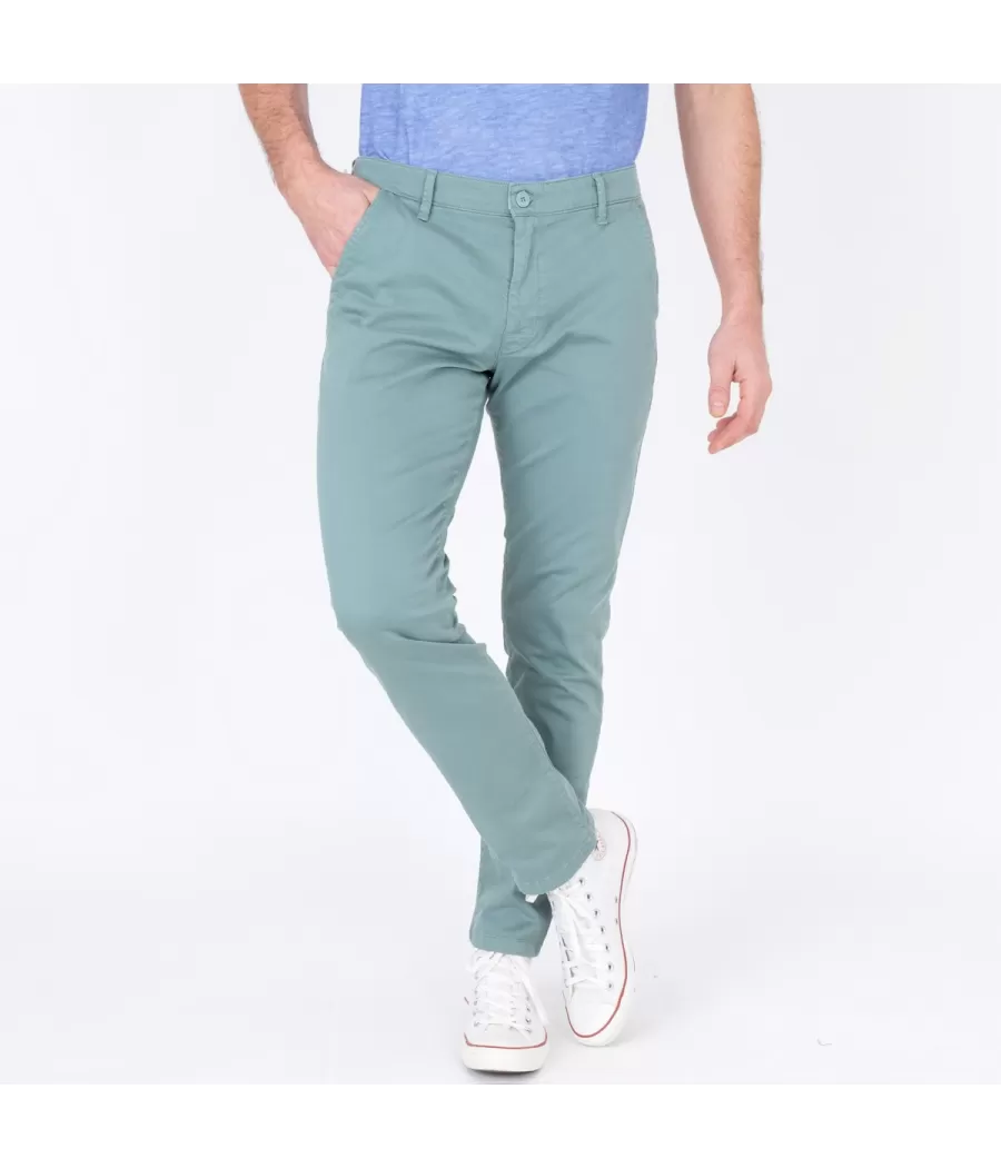 Pantalon homme revers zephir army - Pantalons | Kiwi Saint Tropez