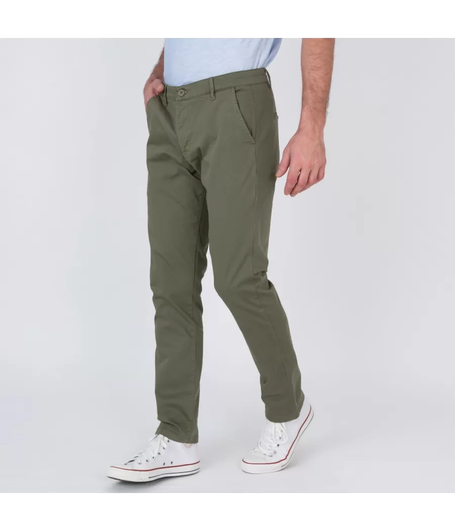 Pantalon homme revers zephir kaki