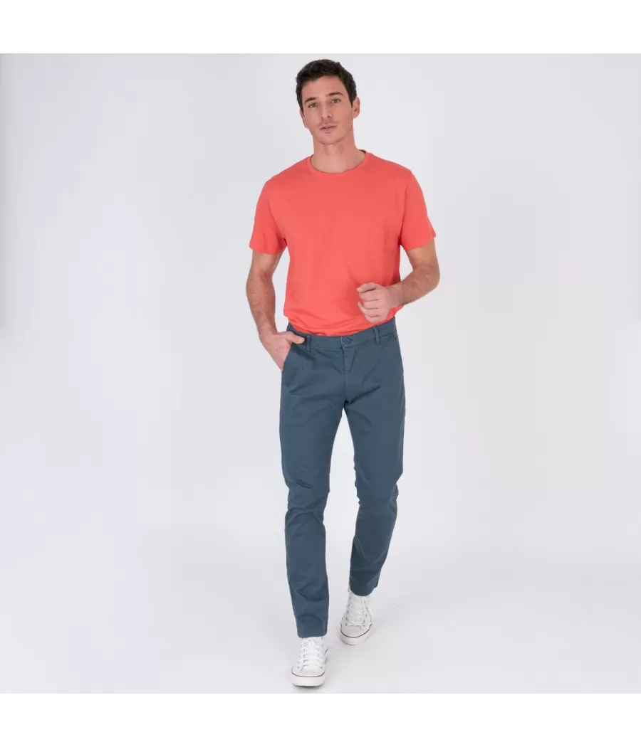 Pantalon homme revers zephir navy - Pantalons | Kiwi Saint Tropez