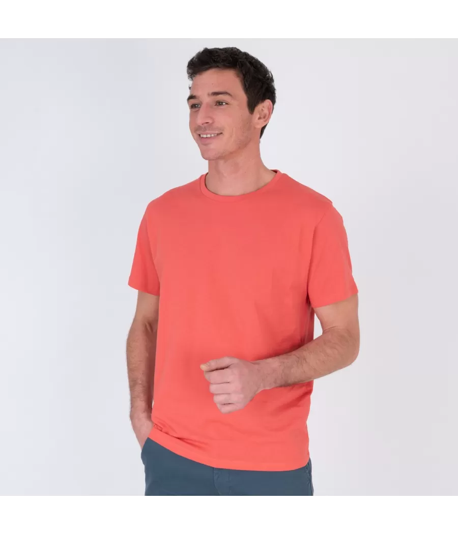 T-shirt homme poker corail | Kiwi Saint Tropez