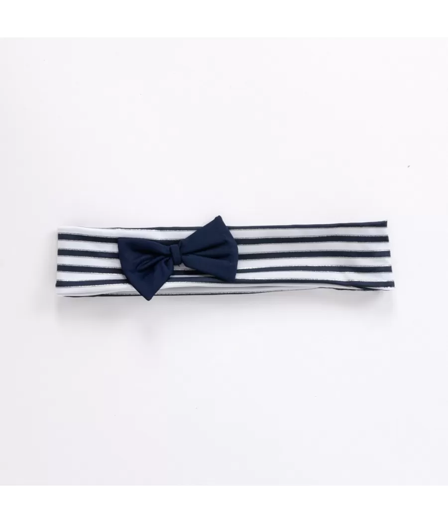 Bandeau cheveux marina navy - Two pieces swimwear girl | Kiwi Saint Tropez