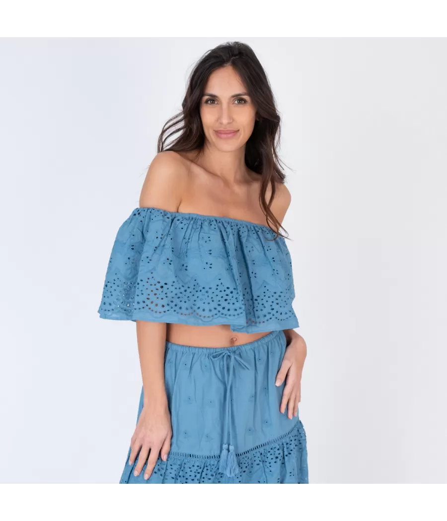 Angel denim dames top