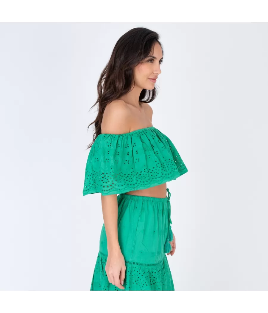 Top femme angel vert | Kiwi Saint Tropez