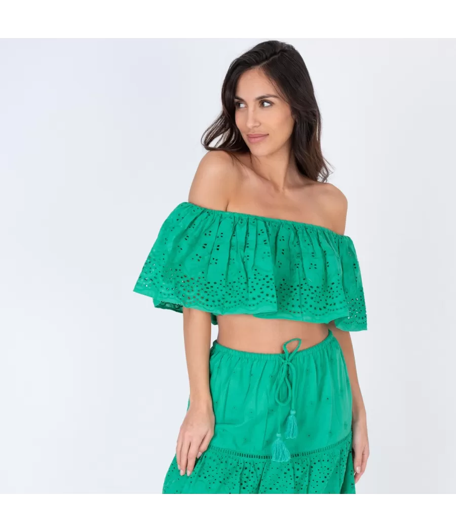 Top femme angel vert | Kiwi Saint Tropez